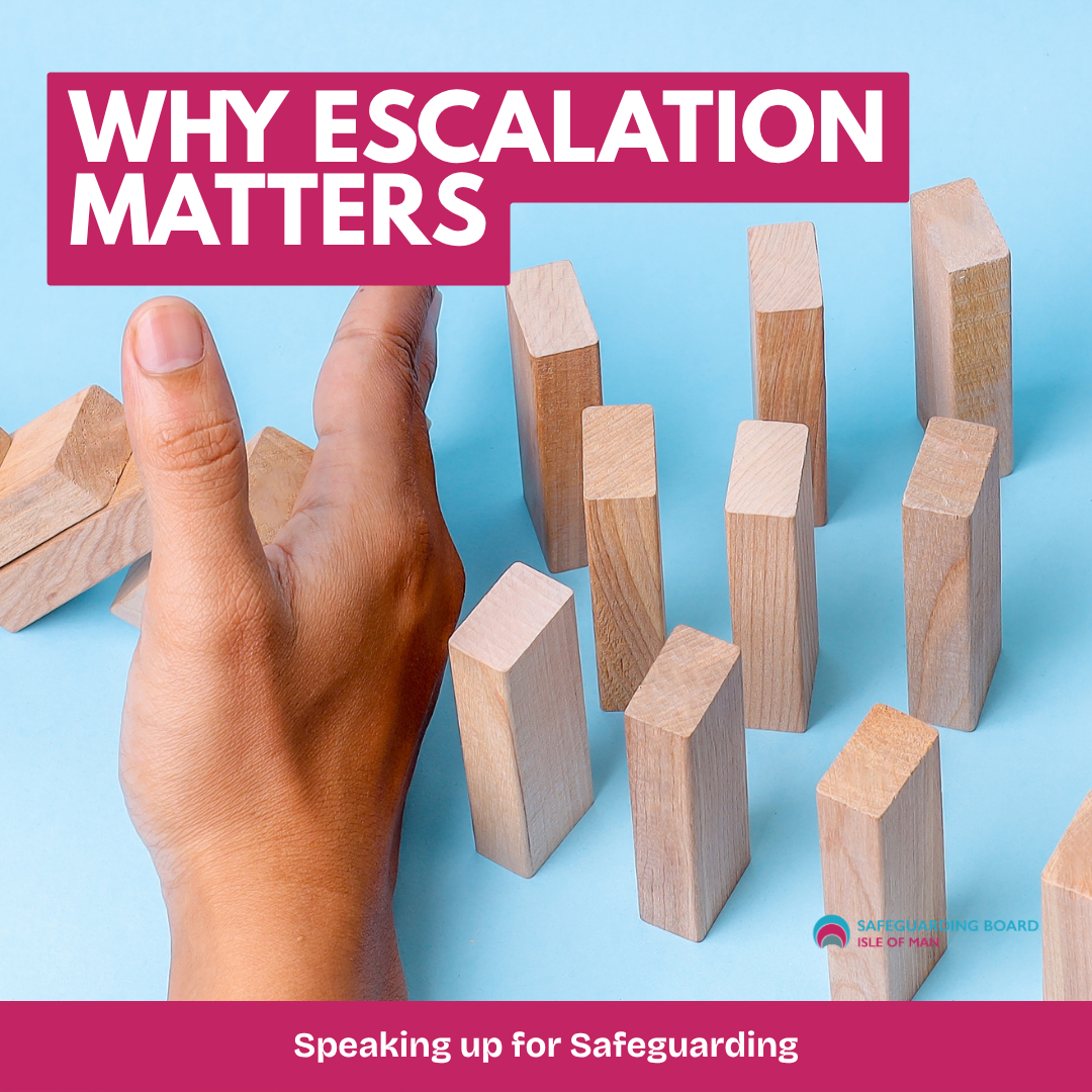 Speaking up for Safeguarding; Why Escalation Matters
